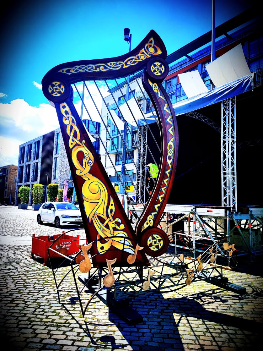 Giant Celtic Harp