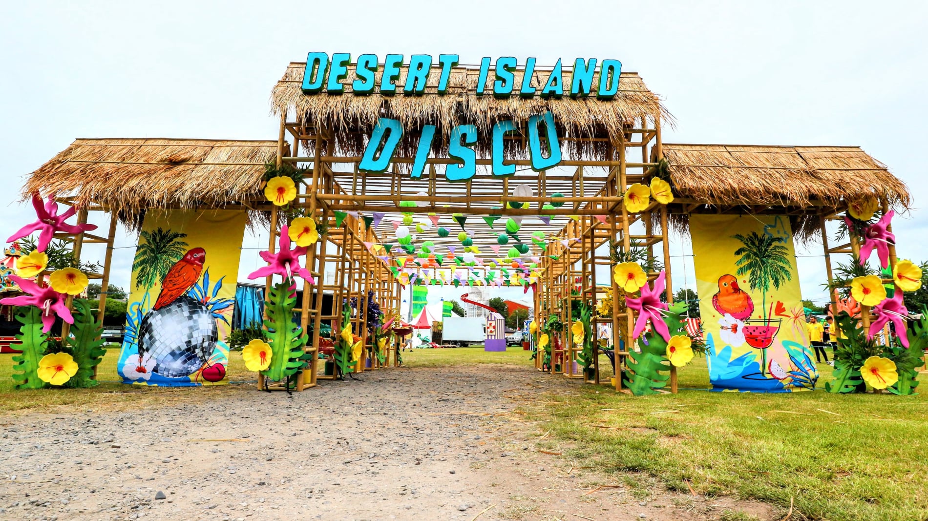 Tiki Style entrance arch