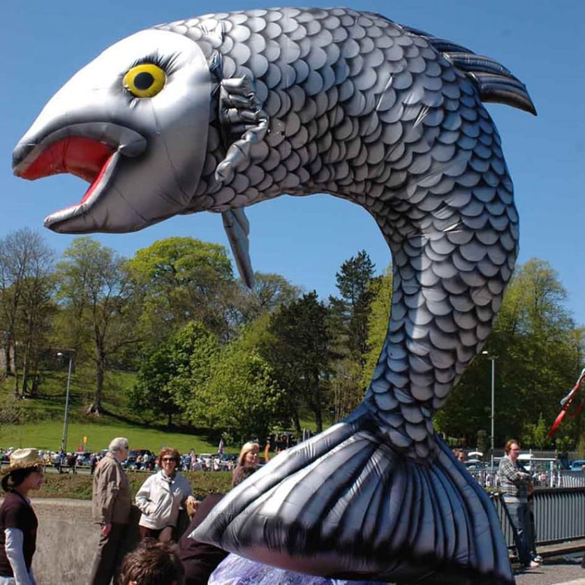 Inflatable Salmon fish