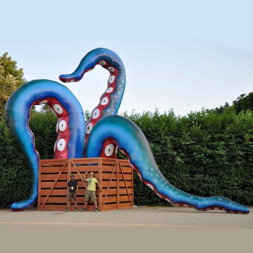 Giant Inflatable Tentacles